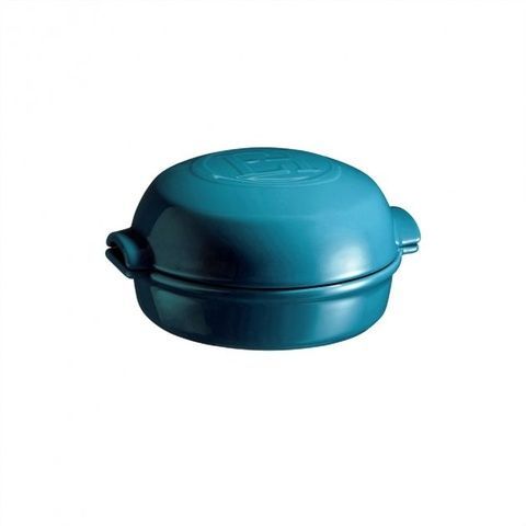 Форма для запікання сиру Emile Henry CHEESE BAKER 19,5х17.5 см, керамічна, блакитна фото