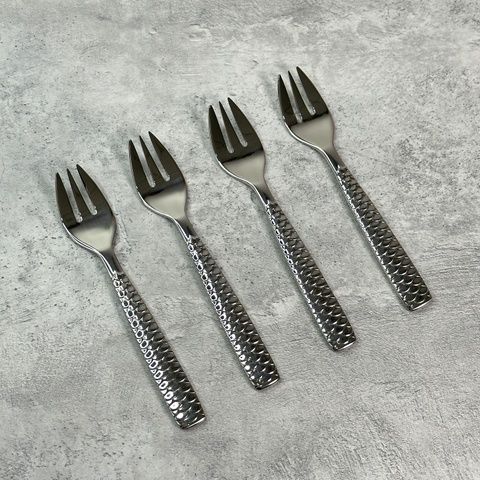 Набор из 4 вилок для устриц Alessi Colombina fish 14 см фото