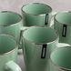 Набір із 6 чашок Ardesto Bagheria Pastel green 360 мл