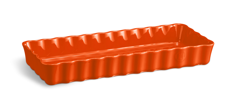 Форма для випічки прямокутна Emile Henry Ovenware 36,5х15 см помаранчева фото