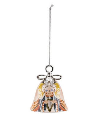 Елочная игрушка Alessi Holy Family Angel 7,2х8,5 см фото