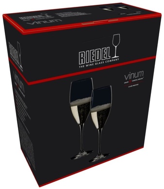 Набір з 2 келихів для шампанського 230 мл Riedel Vinum Cuvee Prestige фото