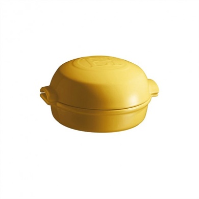 Форма для запікання сиру Emile Henry CHEESE BAKER 19,5х17.5 см, керамічна, жовта фото