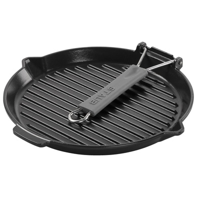 Сковорода-гриль Staub Cast Iron чёрная фото