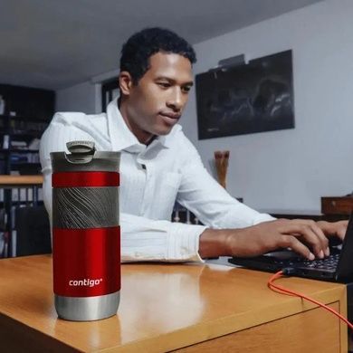 Термочашка Contigo "Byron 16 2.0" 470 мл червона фото