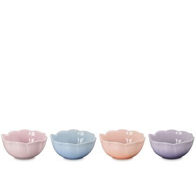 Набір із 4 піал Le Creuset Petal 11 см різнокольоровий фото