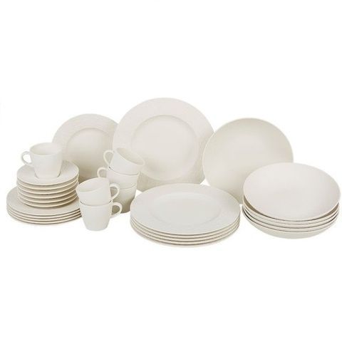 Столовий сервіз Villeroy & Boch Manufacture Rock Blanc 30 предметів 6 персон фото