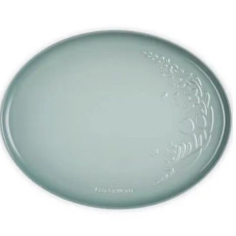 Тарелка обеденная Le Creuset Jardin 36 см Sea Salt фото