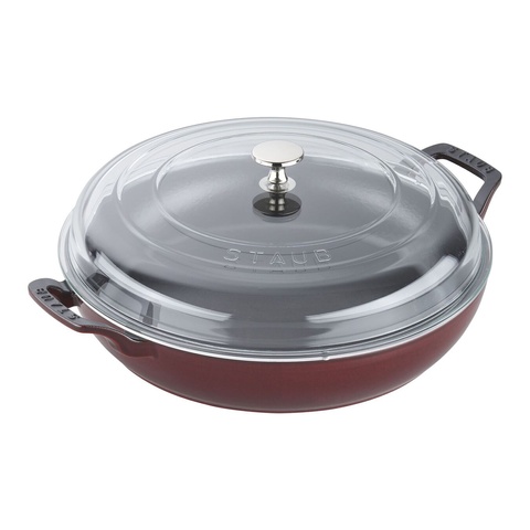 Жаровня Staub Cast Iron 30 см з кришкою фото