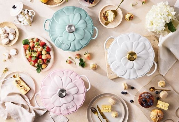Жаровня Le Creuset Petal Peche 4,1 л з кришкою фото