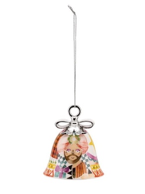 Елочная игрушка Alessi Holy Family Caspar 7,2х8,5 см фото