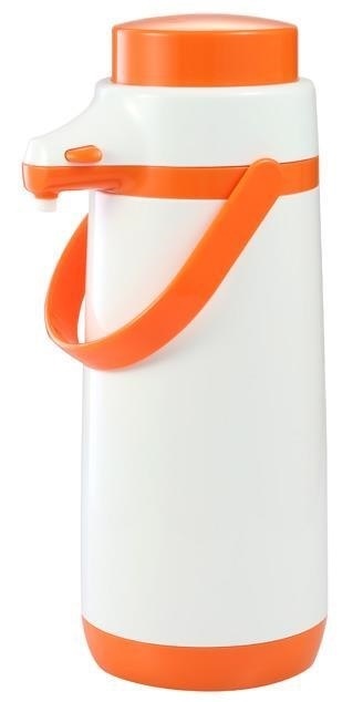 Термос с насосом Tescoma Family Colori 1,7 л оранжевый фото