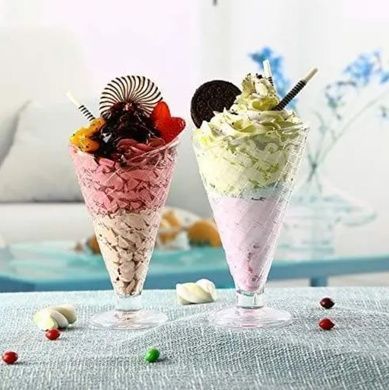 Набор из 6 креманок для мороженого Bormioli Rocco Gelato 280 мл фото