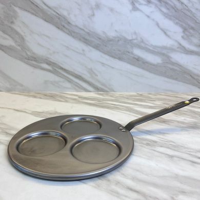 Сковорідка для млинців De Buyer Mineral B Element 27 см 3 секції фото