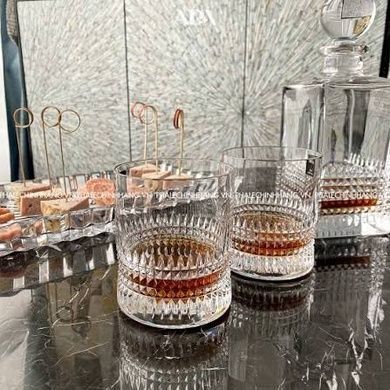 Набір із 3 предметів для віскі Rogaska Diamond фото