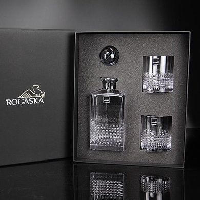 Набір із 3 предметів для віскі Rogaska Diamond фото