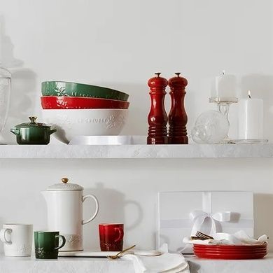Салатник Le Creuset Holly 3,6л White фото
