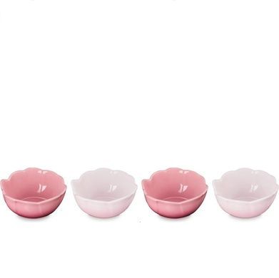Набір із 4 піал Le Creuset Petal 11 см рожевий фото