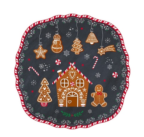 Тарілка десертна Easy Life Gingerbread 20 см фото