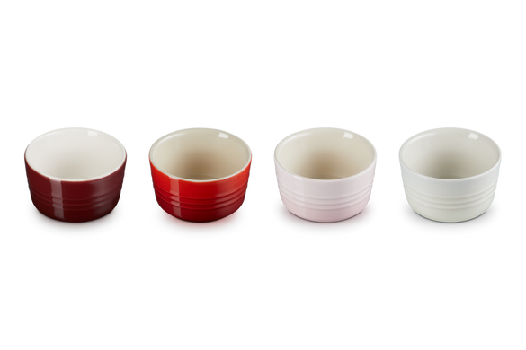 Набір із 4 рамекінів Le Creuset Petits Fours 100 мл різнокольоровий фото