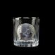 Набор из 6 стаканов виски Boss Crystal Fisherman с серебряными и золотыми накладками