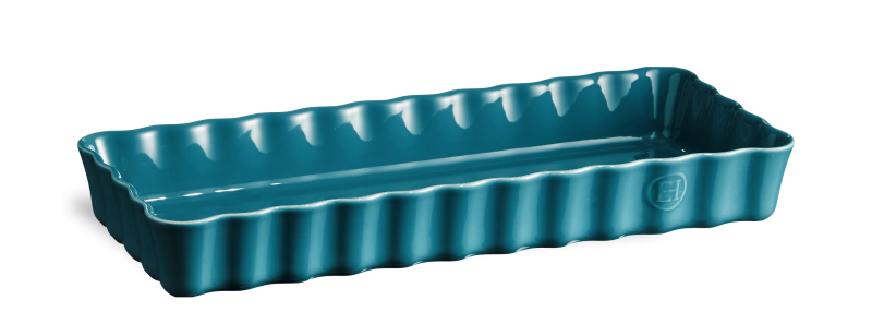 Форма для випічки прямокутна Emile Henry Ovenware 36,5х15 см синя фото