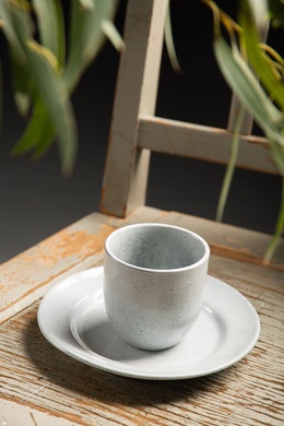 Набір із 6 стаканів для кави Dovbysh Porcelain Vil'na 250 мл фото