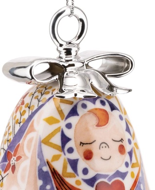 Елочная игрушка Alessi Holy Family Jesus 7,2х8,5 см фото