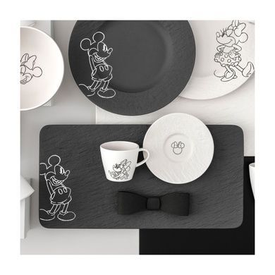 Сервировочное блюдо Villeroy & Boch Manufacture - Mickey Mouse 35x18x1,3 см черное фото