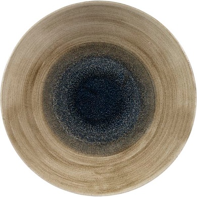 Тарелка обеденная Churchill STONECAST AQUEOUS 21,7 см, коричневая фото