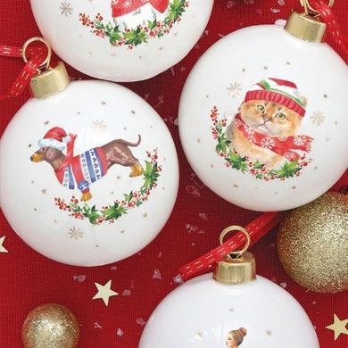 Елочная игрушка Easy Life Christmas Decorations 7 см Dachshund фото