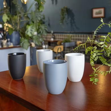 Набір із 4 чашок для чаю Rosenthal The Mug+ 300 мл з подвійними стінками фото