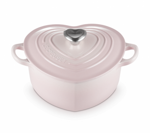 Кастрюля Le Creuset Heart 1,9 л Shell Pink фото