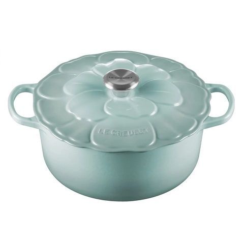 Каструля Le Creuset Petal Sea Salt 5,3 л з кришкою фото