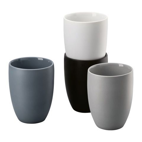 Набір із 4 чашок для чаю Rosenthal The Mug+ 300 мл з подвійними стінками фото