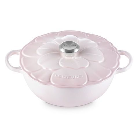 Жаровня Le Creuset Petal Shell Pink 4,1 л з кришкою фото