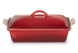 Форма для запекания Le Creuset Heritage 33 см красная с крышкой
