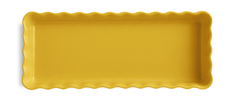 Форма для выпечки прямоугольная Emile Henry Ovenware 36,5х15 см жёлтая фото