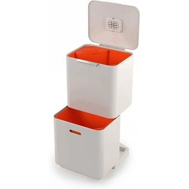 Бак для сміття Joseph Joseph Totem 60 л білий фото