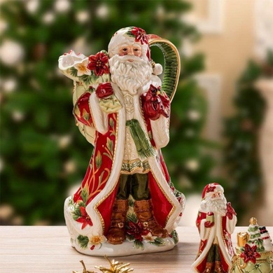 Кувшин "Дед Мороз с подарками" Lamart 30 см фото