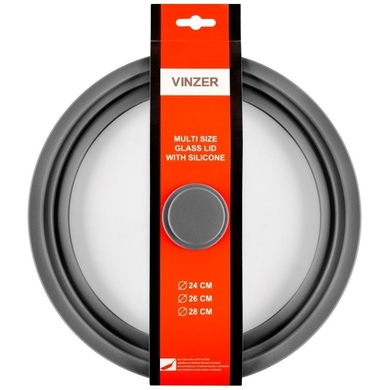 Крышка Vinzer 24, 26, 28 см универсальная фото