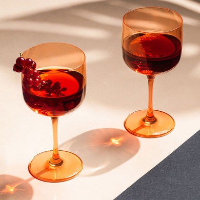 Набор из 2 бокалов для вина 270 мл Villeroy & Boch Like Glass Apricot оранжевый фото