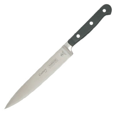 Нож для мяса 15,2 см Tramontina Century черный фото