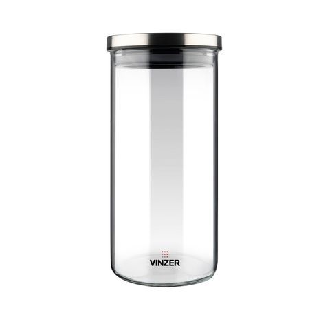 Банка для сипучих продуктів Vinzer 1,1 л фото