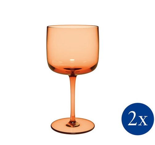 Набір із 2 келихів для вина 270 мл Villeroy & Boch Like Glass Apricot помаранчевий фото
