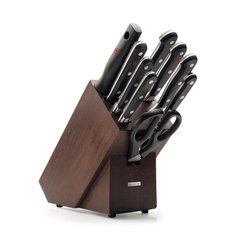 Набір ножів Wüsthof Classic 9 предметів, коричневий фото