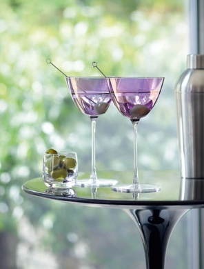 Набор из 4 бокалов для мартини LSA International Aurora 207 мл фото