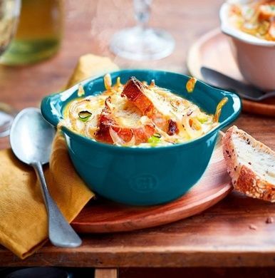 Форма для гратену Emile Henry OVENWARE 14 см, керамічна, блакитна фото