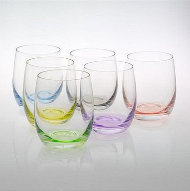 Склянки Bohemia Rainbow 300мл для води 6шт фото