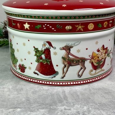 Банка для печива Villeroy & Boch Winter Bakery Delight 17 см новорічна фото
